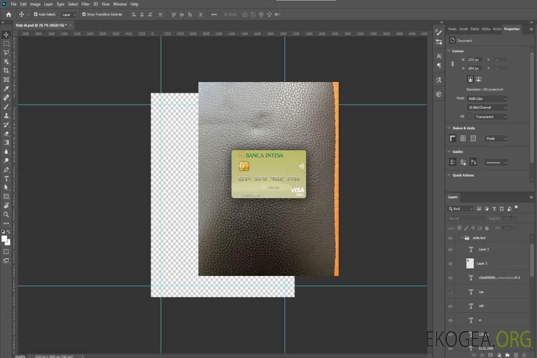 Pologne Banca Intesa carte de débit visa photolook , template Pologne Banca Intesa carte de débit visa photolook , template